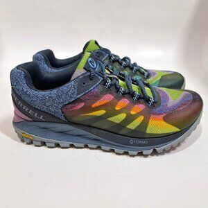 Merrell Antora 2 Shoes Womens Sz 6 Rainbow Sneakers Trail Running Vibram QForm2